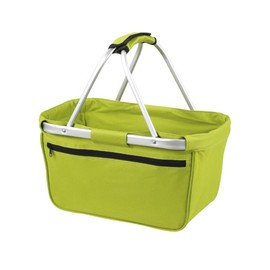 HALFAR Shopping Basket Bag Shopper Basket 6 Colours, light green, Modern