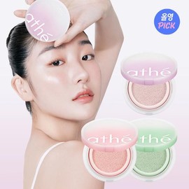 athe Vegan Relief Lighting Tone Up Sun Cushion SPF50+ PA++++ 12g - Misty Purple