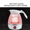Travel Collapsible Electric Kettle, Silicone Collapsible Heating Water Boiler, Portable