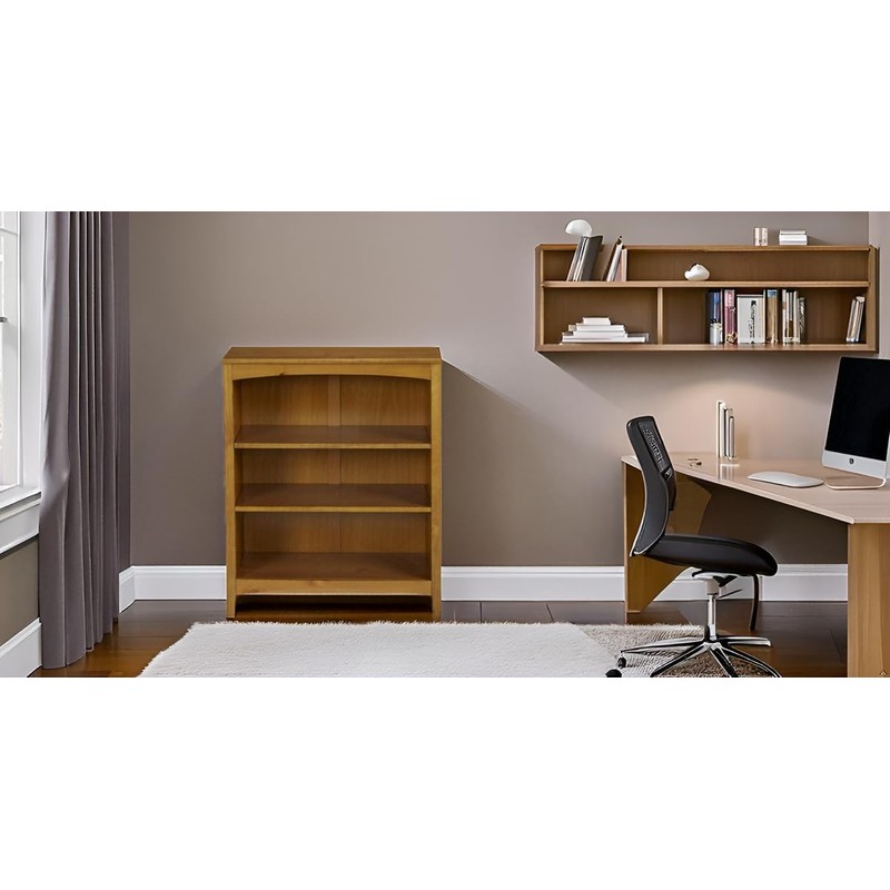 Shaker Style Bookcase - 36"H - Cherry Finish
