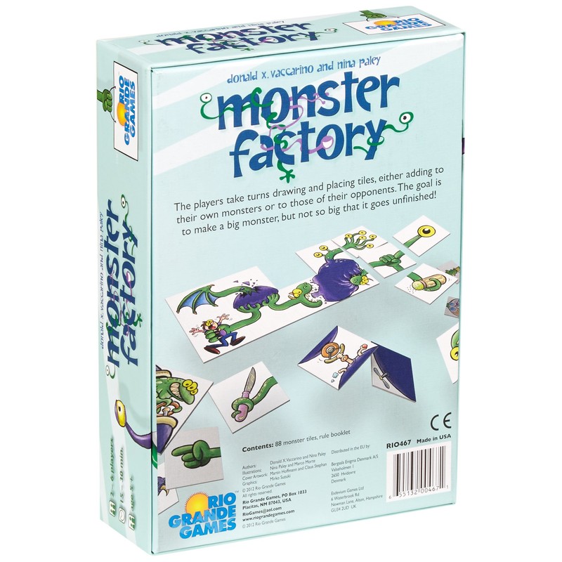 Monster Factory Board Game