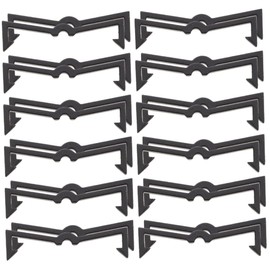 Sosoport 50pcs Plastic Pegboard Hook Locks for Secure Peg Hooks Easy Installation Firm Plastic Clips Prevent Sliding and Falling Suitable for Tool and Retail Display