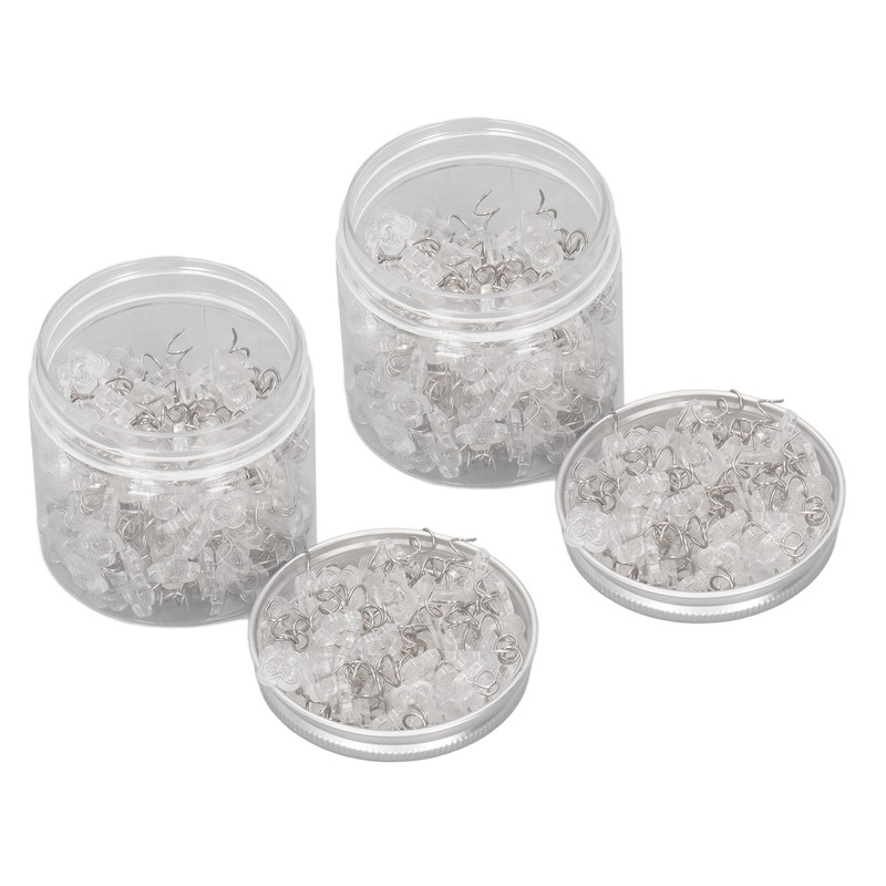 400Pcs Headliner Pins Plastic Stainless Steel Wide Application Easy Storage