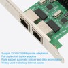 PCI E NIC Network Card 2 Way RJ45 Port for