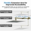G-Promise All Metal 10 Inches Rainfall Shower Head with Handheld