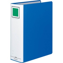 Kokuyo Pipe Type Eco Twin R File for Mass / Long Term Storage, A4 Vertical Size, bule