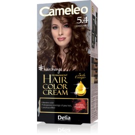 Delia Cameleo Permanent Hair Colour Cream with Omega Plus (5.4 Chestnut)