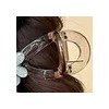 Minipinza De Pelo Con Diamantes De Imitación Para Mujer Con