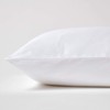 HOMESCAPES White Organic Cotton Pillowcase Standard Size 400TC 600 Thread