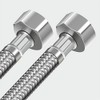 Reinforced Hose 200 cm Flexible with 1/2 Inch Union Nuts