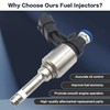 4pcs Fuel Injectors 35310-2B130 Compatible with Ki-a Soul Rio 1.6L