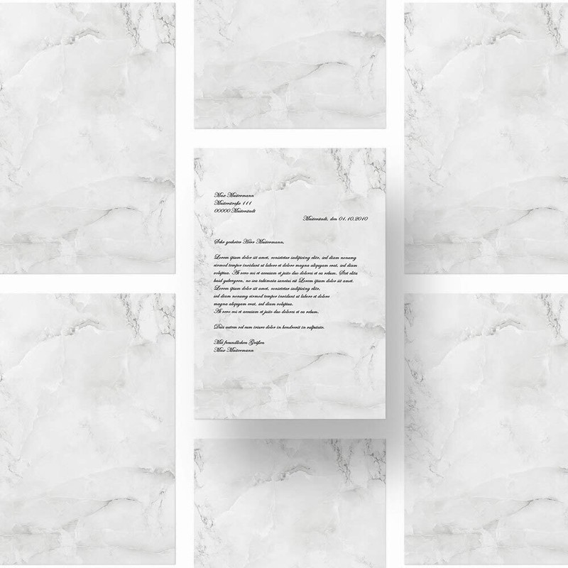 Motif Letter Paper! Marble & Structure Marble Light Grey 20