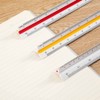Scale Ruler, Plastic Triangular Scale, 30 cm Architecture Ruler, Triangular