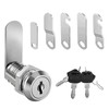 luckaide Mailbox Lock, 16 mm, Cam Lock, Comes with 5
