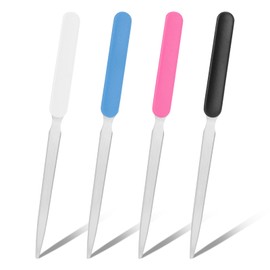 XIHIRCD 4pcs Letter Opener, Stainless Steel Envelope Opener Slitter Portable Mail Opener Lightweight Letter Opener Knife Envelopes Paper Cutting Tool for School Office Home Supplies