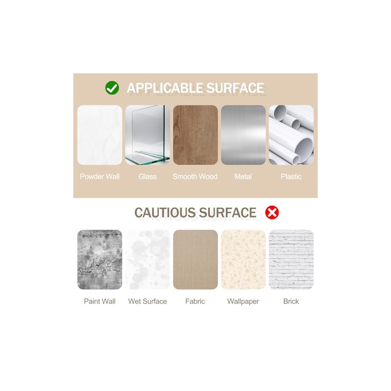 InnoHHustle - Soporte de acero inoxidable para afeitar, 4 piezas