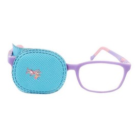 Augenklappe, Amblyopie, Augenklappe, für Kinder, zur Behandlung von Amblyopie, Strabismus, faule Augenklappe, visuelle Akuität, Erholung, normale Größe, für Kinder, Mädchen, Kinder, Blau, 6 Stück
