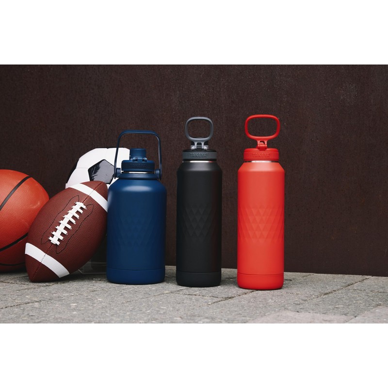 Takeya Sport 40 oz Triple-Insulated Stainless Steel Water Bottle –