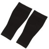 Tattoo Cover Up Sleeve Lycra Elastic Fiber Arm Leg Compression Sleeves Concealer Support Color Black 2pcs