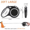 EC.TEAK Retractable Dog Leash, 30 FT Dog Walking Leash for