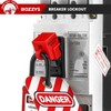 BOZZYS Clip-On Circuit Breaker Lockout Device,9 Pack Loto Lockout Tagout
