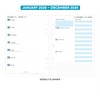 2026 A5 size organiser diary & notes refill insert Filofax