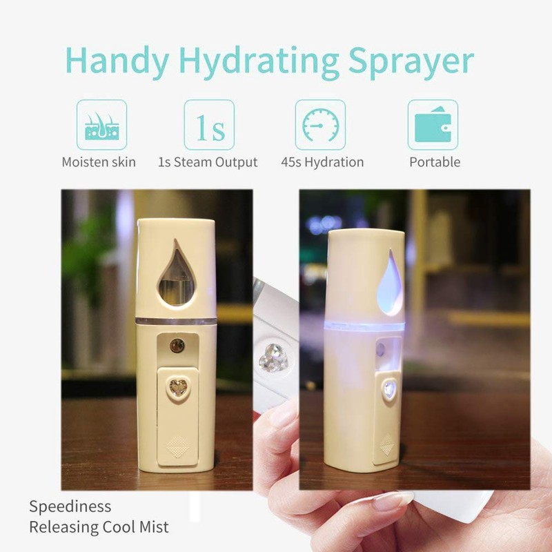 Nano Facial Steamer Mist Spray Eyelash Extensions Cleaning Pores Water
