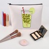 TOBGBE Funny Phil Quote Makeup Bag with Zipper Sitcom TV