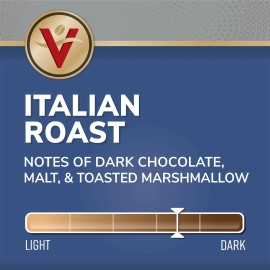 Victor Allen's Coffee Italian Roast, Dark Roast, 80 Count, Single Serve Coffe...
