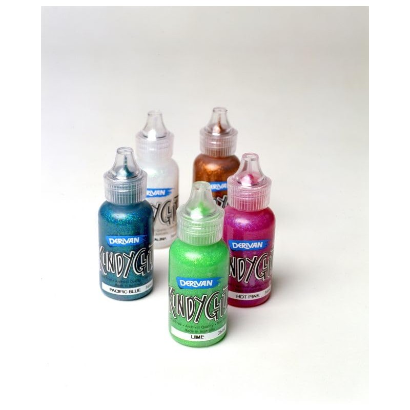 Derivan Kindyglitz Glitter Glue 36 ml, Rainbow