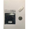 the glitters world Solvent Resistant IRREGULAR shape Glitter (Black) Nail