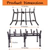 TAFIEDA Fireplace Log Holder. 18 Inches Heavy Duty Solid Steel