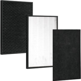 Fette Filter - Air Purifier Replacement HEPA + PRE-FILTER AND ACTIVATED CARBON FILTER PACK Compatible with BISSELL Air220 & Air320 Air Purifier Part # 2677, 2678, 3289, 3315, 2804, 3315 - Pack of 1