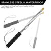 Risipu 8.2FT Telescopic Flag Pole,Stainless Steel Handheld Portable Extendable Retractable