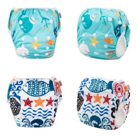 Alvababy, Pañales De Natación, 2 Unidades, Reutilizables                                                                                              