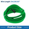 A ABSOPRO 5m EL Wire Cable LED Glow String Light