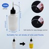 Augeny 3PCS Needle Tip Glue Bottle, 30ML Blunt Needle Tip