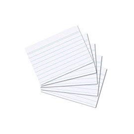 Herlitz Index Cards DIN A7, liniert, White 4008111150702