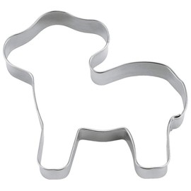 Staedter Stainless Steel Lamb Cookie Cutter, Silver, 4.5 cm