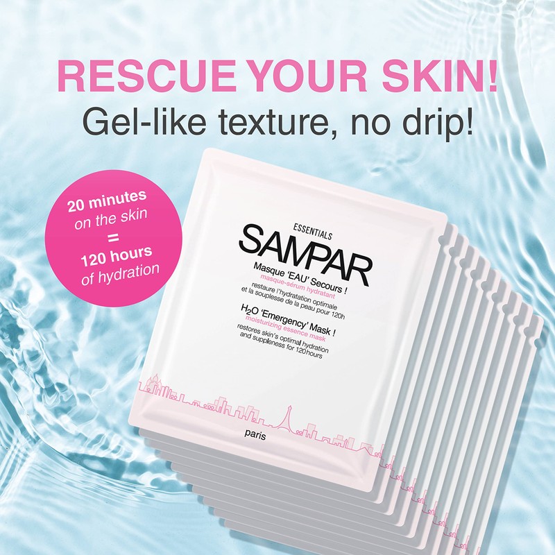 Sampar - H2O 'Emergency' Mask - Moisturizing and Hydrating Hydrogen