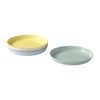 Kalas Unbreakable Plastic Kids/Adults Dinner/Lunch/Side Plate 6 Pack Multi Coloured