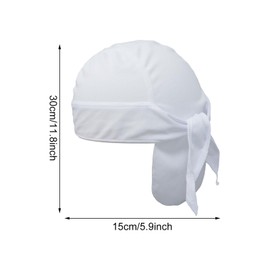 yueton 2PCS Riding Outdoor Headband Sweatwicking Sports Cap Motorcycle Small Cap Headband Quick Drying Pirate Hat Helmet Lining Cap for Men and Women Outdoor Sports Cycling Running Fishing