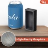 Nelyrho 2 Pieces 1kg Graphite Ingot Molds for Casting Gold