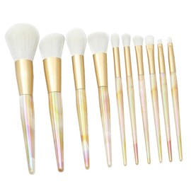 Ipetboom 10 Pcs Makeup Brush Foundation Brush Concealer Make up Kit Brush Kits for Foundation Cleaning Tool Eye Shadows Brush Blush Brush Cosmetic The Brush Fiber Wool Eyes
