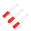 SAFIGLE 3sets Plastic Thermometer Holder Portable Needle Storage Tubes for