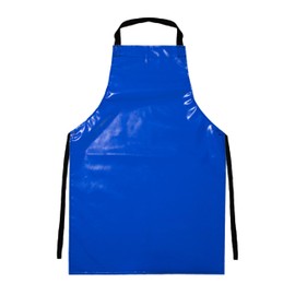 MANDIL DE LONA IMPERMEABLE PARA USO RUDO MULTIUSOS DELANTAL MULTIUSOS (AZUL, GRANDE)