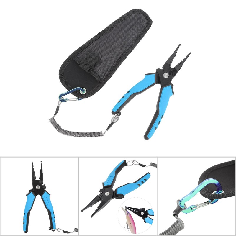 Outdoor Aluminum Alloy Lure Fishing Pliers Fish Controller Tong Set
