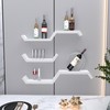 lkjjcfwm White Floating Shelves for Wall Shelf for Bedroom, Repisas