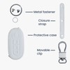 kwmobile Fiat Lancia 3-Button Folding Car Key Case - Key