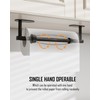 BATHDANCE Paper Towel Holder Under Cabinet, Single Hand Operable Roll